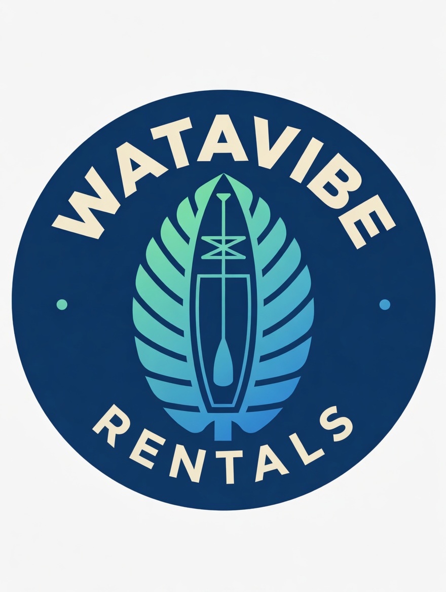 WataVibe Rentals circular logo mark